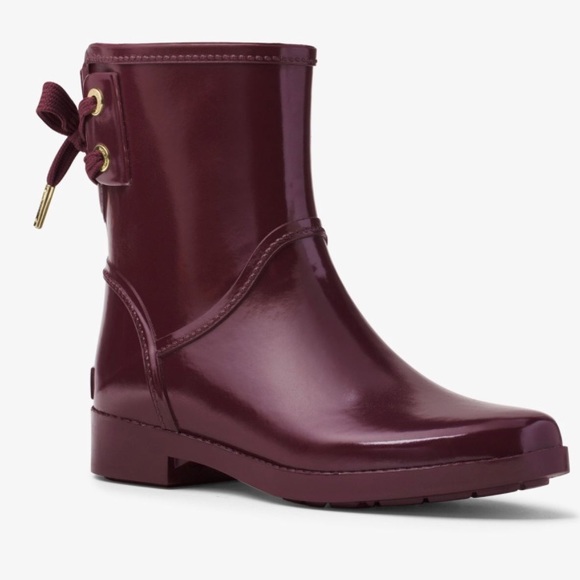 michael kors purple boots